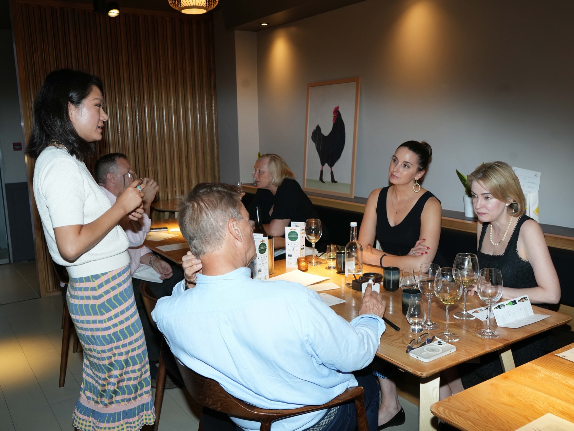 Private dining space at Hotori, available for group hire